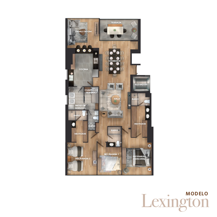 Planos modelo Lexington
