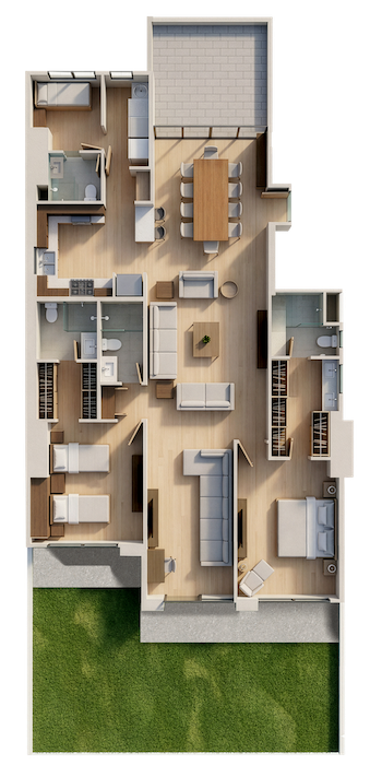 Planos modelo Garden House 