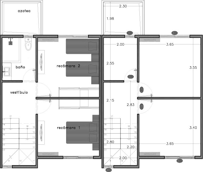 Planos modelo Penthouse