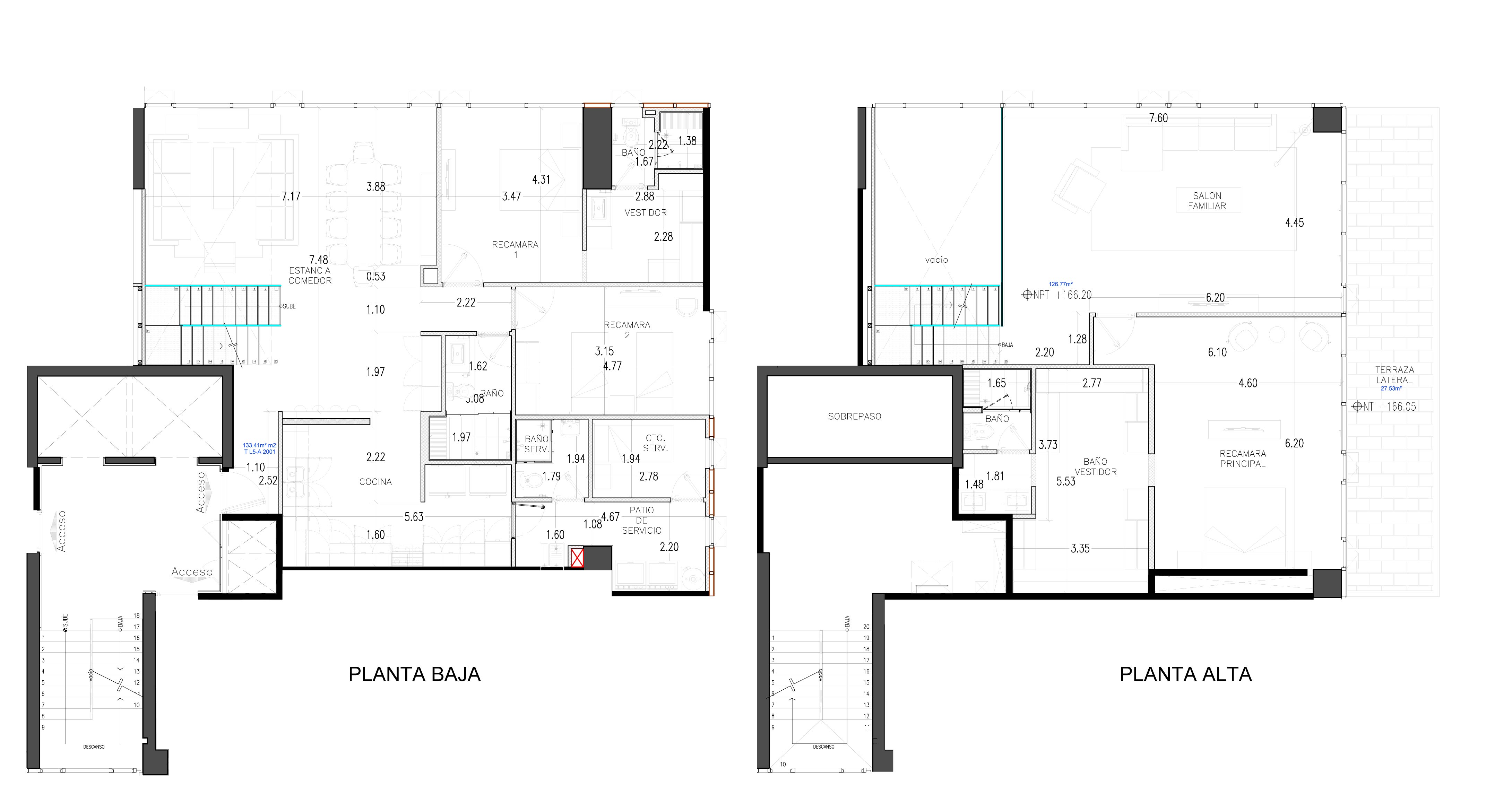 Planos modelo Penthouse